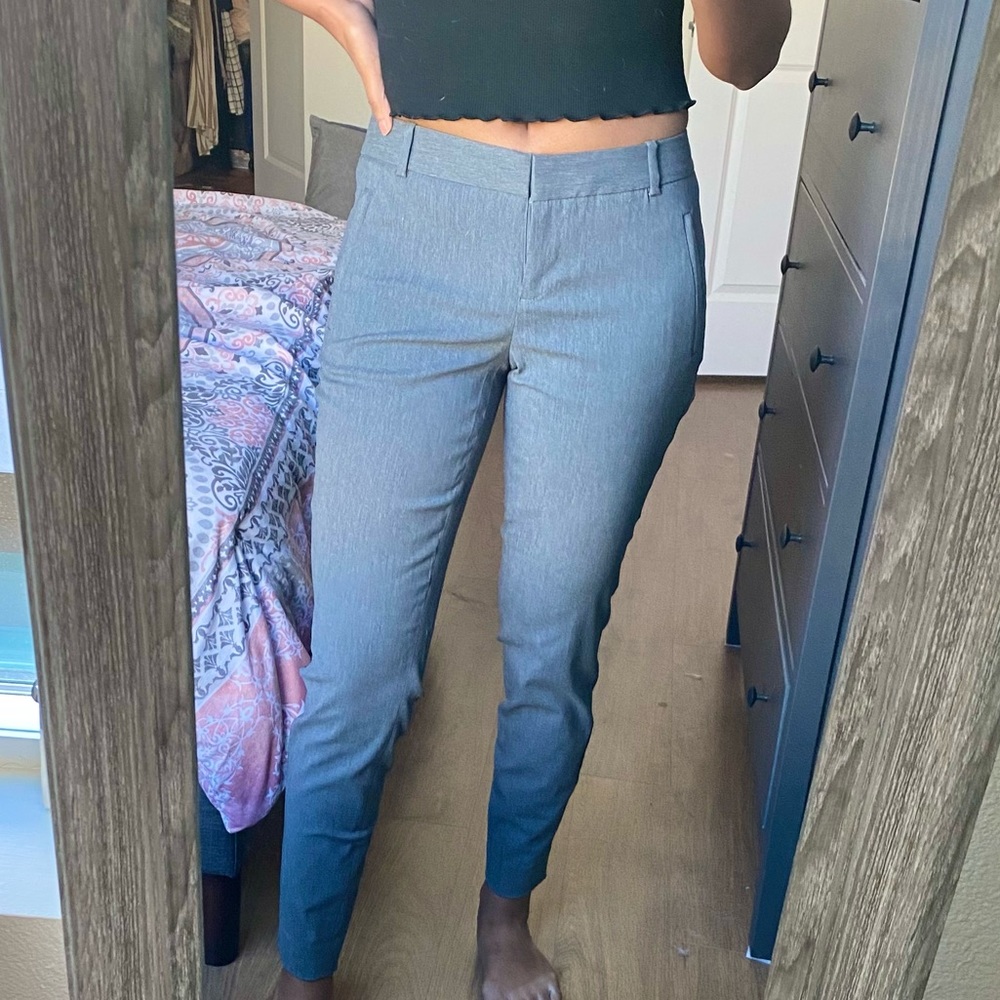 BANANA REPUBLIC Light Grey Dress Pants